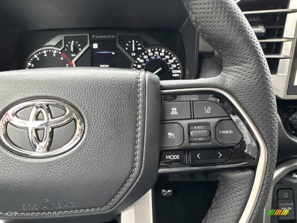 2023 Toyota Tundra SR5 CrewMax 4x4 Boulder Steering Wheel Photo #146034046
