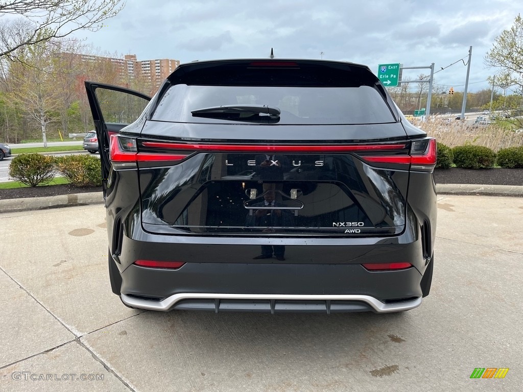 2024 NX 350 F Sport AWD - Obsidian / Circuit Red photo #3