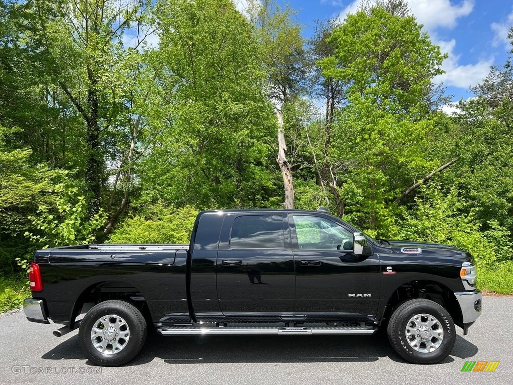 Diamond Black Crystal Pearl 2023 Ram 2500 Laramie Mega Cab 4x4 Exterior Photo #146034358