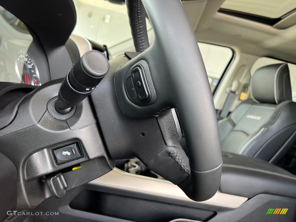2023 Ram 2500 Laramie Mega Cab 4x4 Black Steering Wheel Photo #146034520