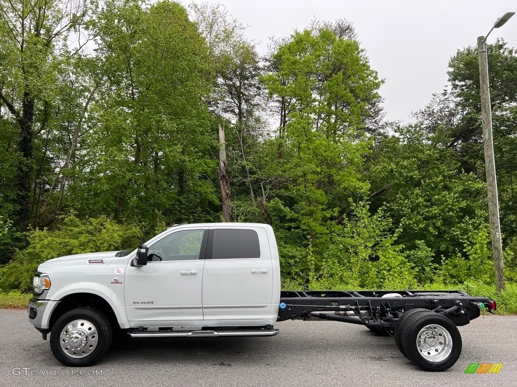 Bright White 2023 Ram 4500 Limited Crew Cab 4x4 Chassis Exterior Photo #146034769