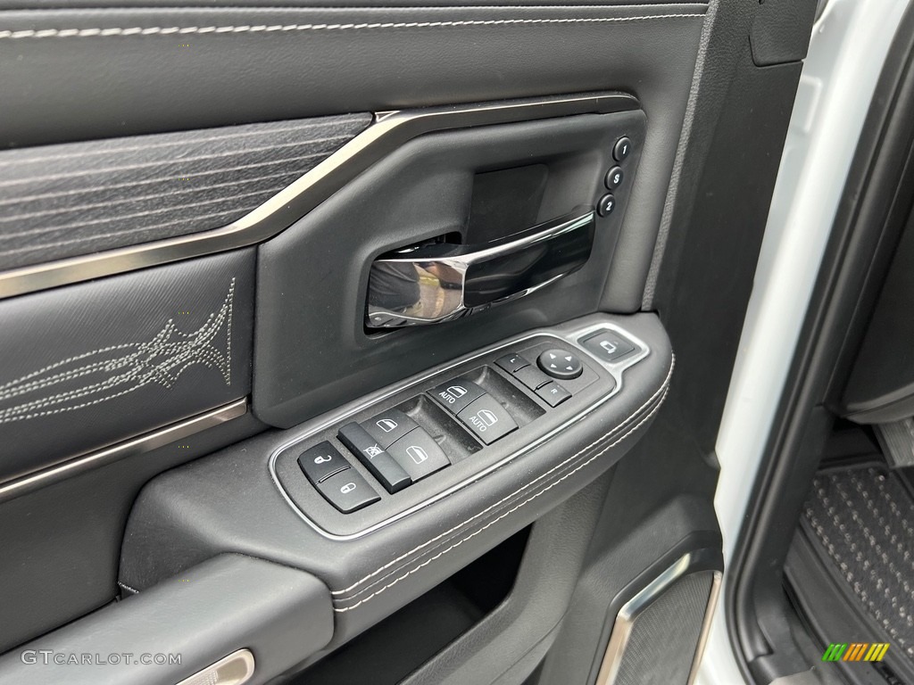 2023 Ram 4500 Limited Crew Cab 4x4 Chassis Black Door Panel Photo #146034919