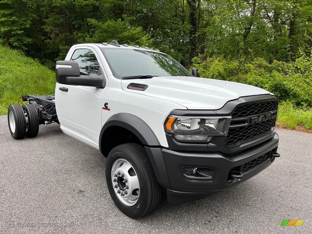 Bright White 2023 Ram 4500 Tradesman Regular Cab Chassis Exterior Photo #146035264