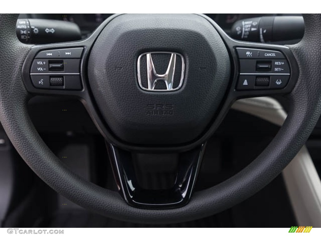 2023 Honda Accord LX Gray Steering Wheel Photo #146035320