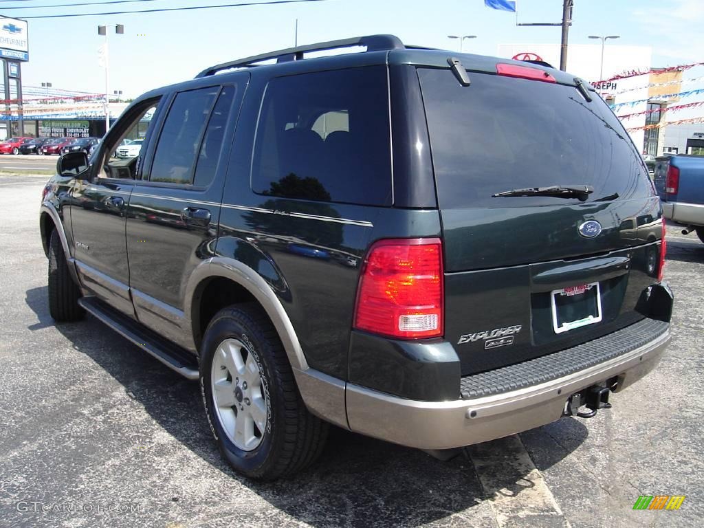 2004 Explorer Eddie Bauer 4x4 - Aspen Green Metallic / Medium Parchment photo #3