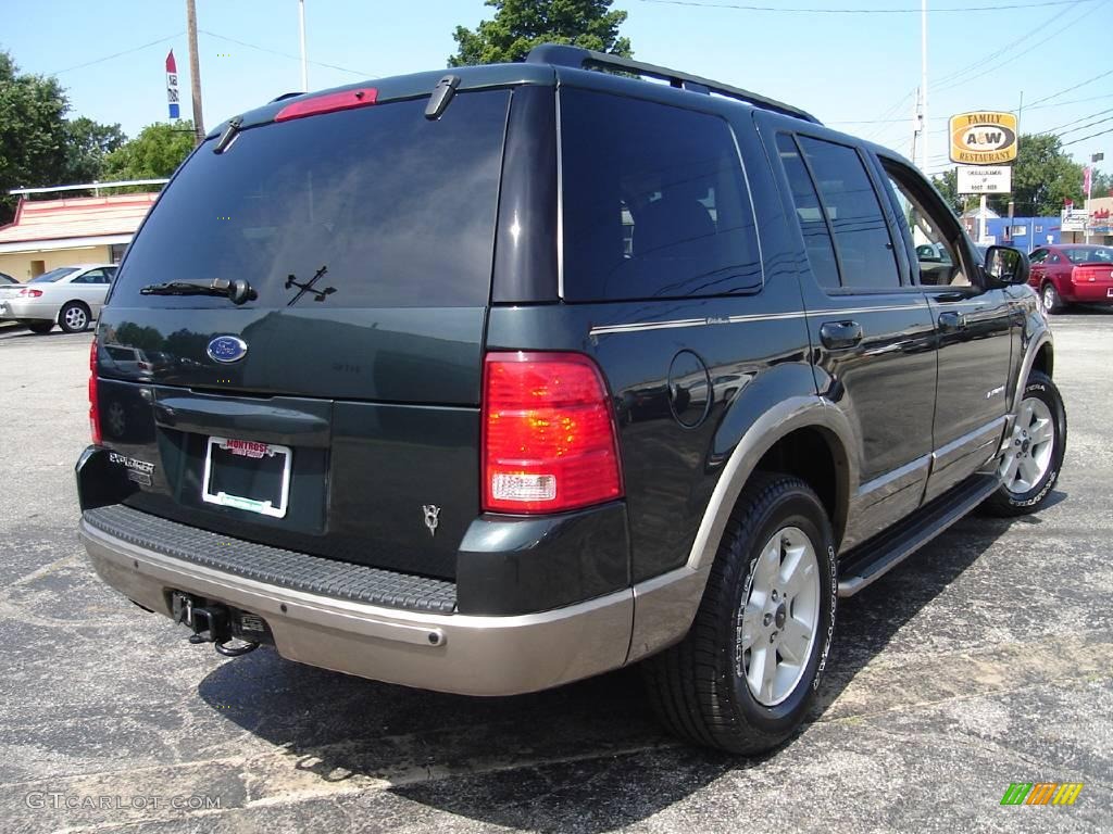 2004 Explorer Eddie Bauer 4x4 - Aspen Green Metallic / Medium Parchment photo #5