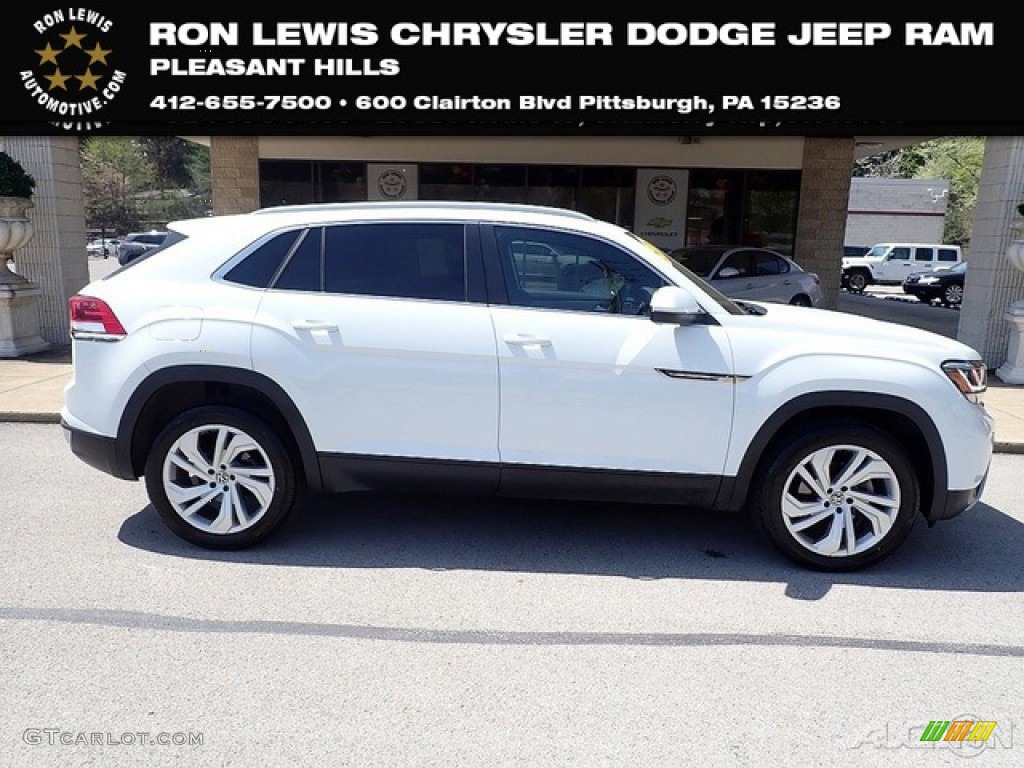 2020 Atlas Cross Sport SEL 4Motion - Pure White / Beige photo #1
