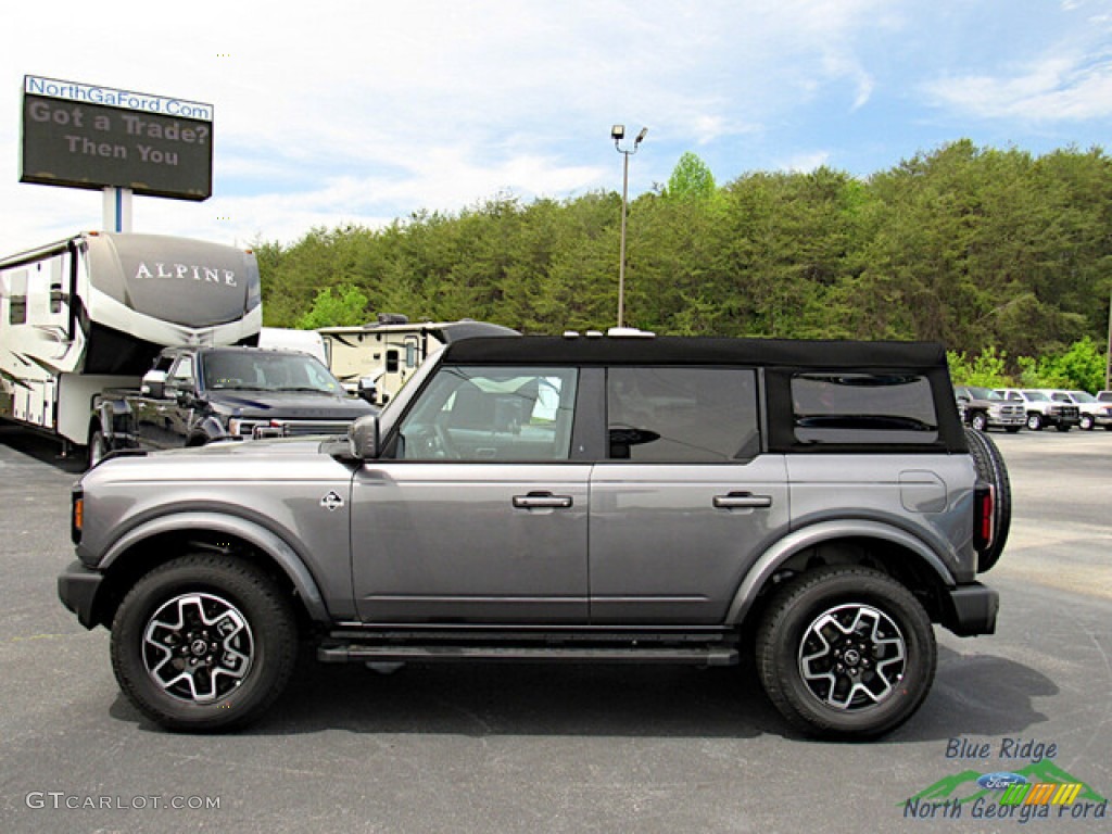 Carbonized Gray Metallic 2023 Ford Bronco Outer Banks 4X4 4-Door Exterior Photo #146036968