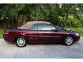 2001 Dark Garnet Red Pearlcoat Chrysler Sebring LXi Convertible  photo #9