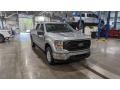 2021 Iconic Silver Ford F150 XL SuperCrew 4x4  photo #7