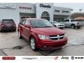 2009 Inferno Red Crystal Pearl Dodge Journey SXT #146037527