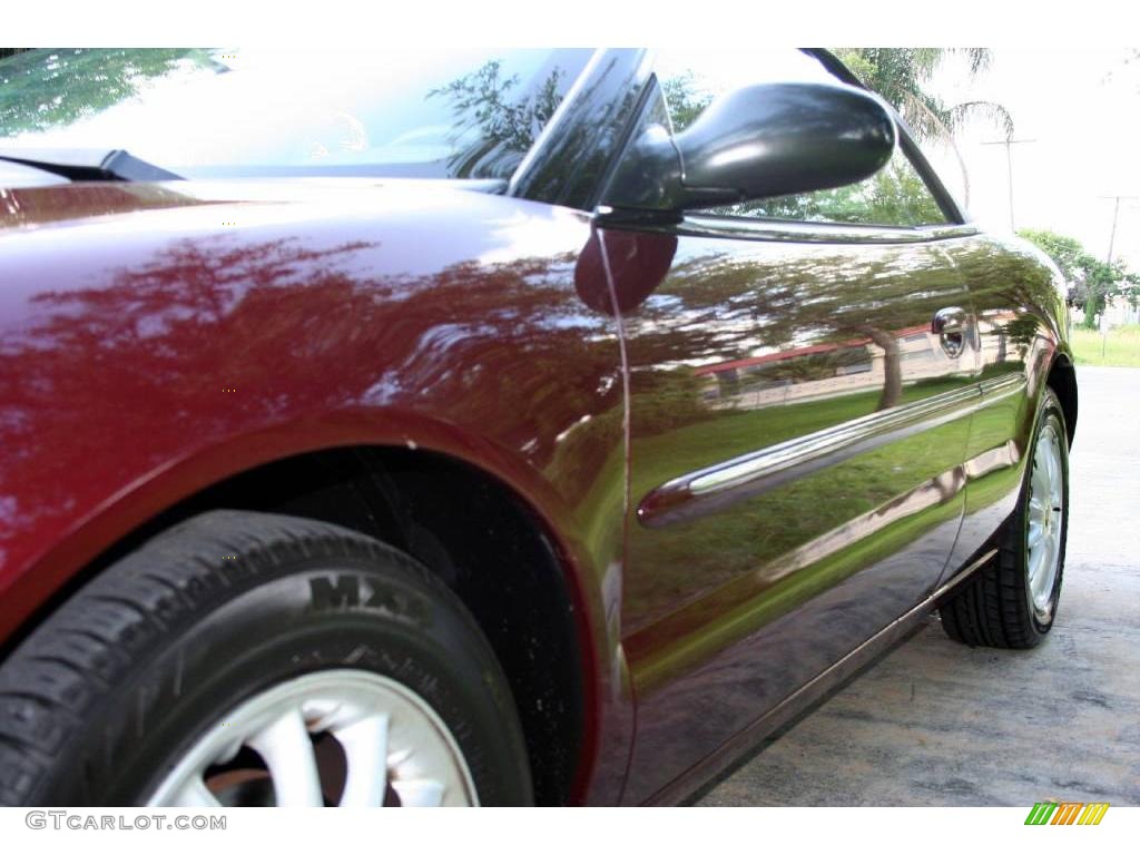2001 Sebring LXi Convertible - Dark Garnet Red Pearlcoat / Taupe photo #18