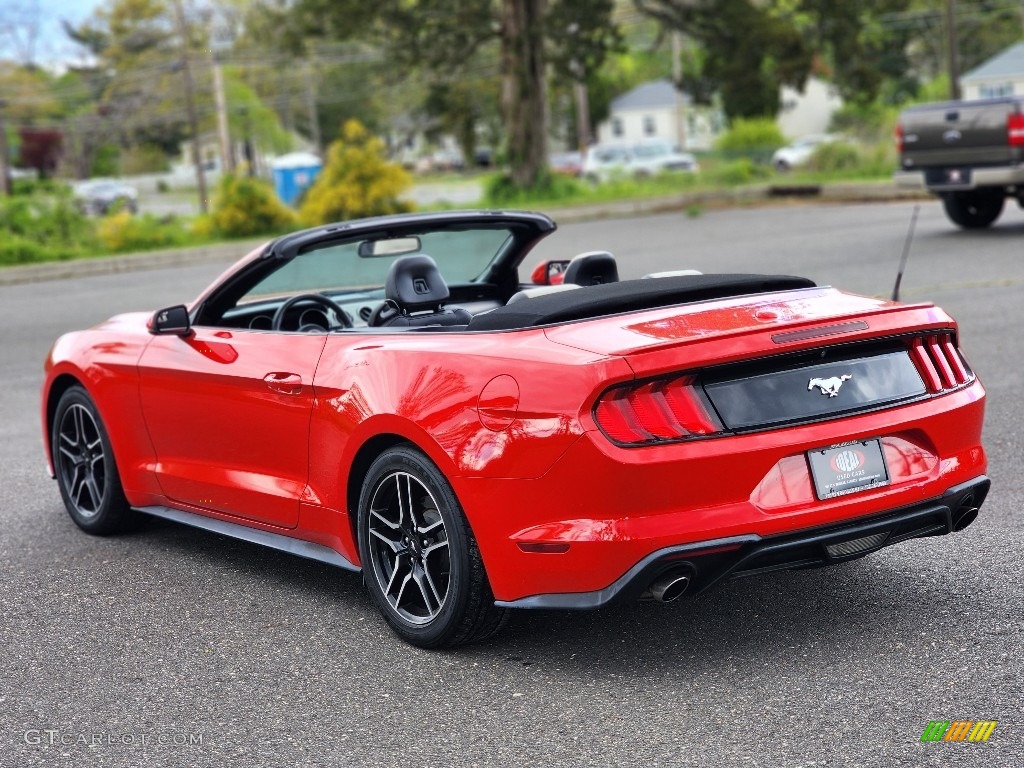 2018 Mustang EcoBoost Convertible - Race Red / Ceramic photo #3