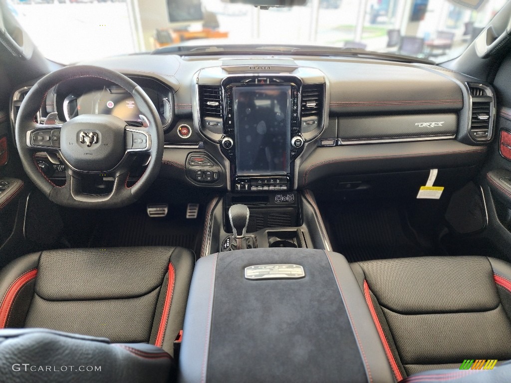 Black Interior 2023 Ram 1500 TRX Crew Cab 4x4 Photo #146039225