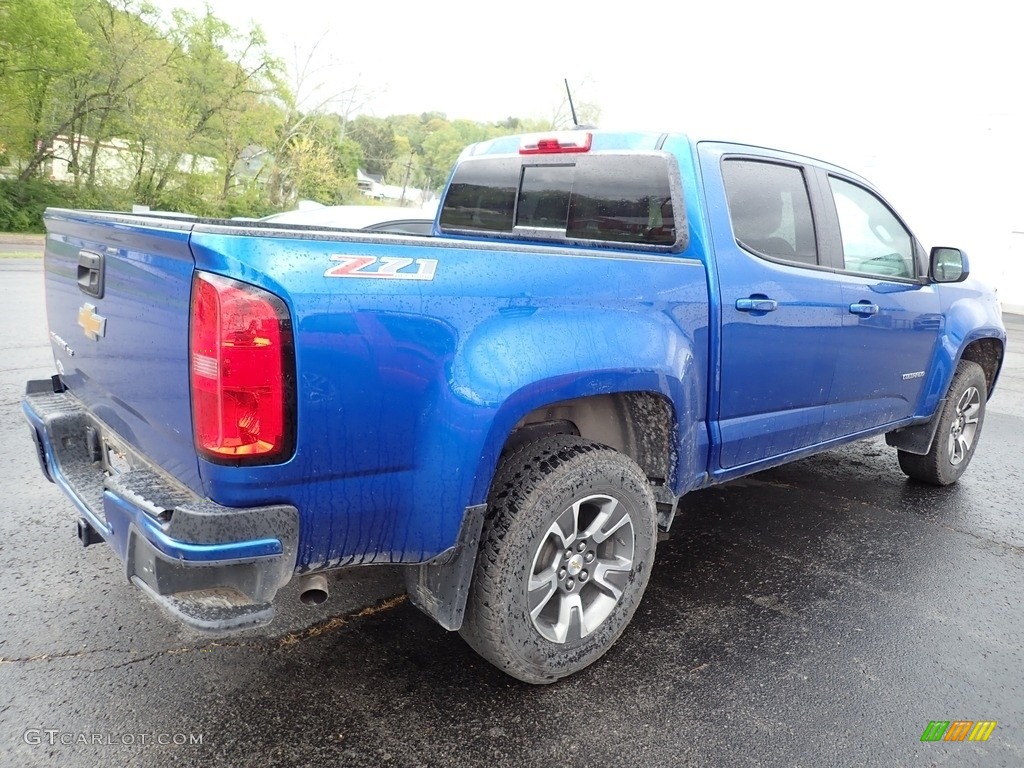 2019 Colorado Z71 Crew Cab 4x4 - Kinetic Blue Metallic / Jet Black photo #2