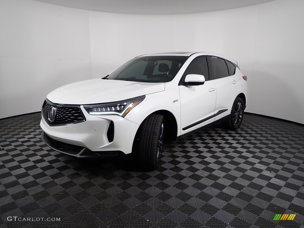 Platinum White Pearl 2022 Acura RDX A-Spec Advantage AWD Exterior Photo #146040608