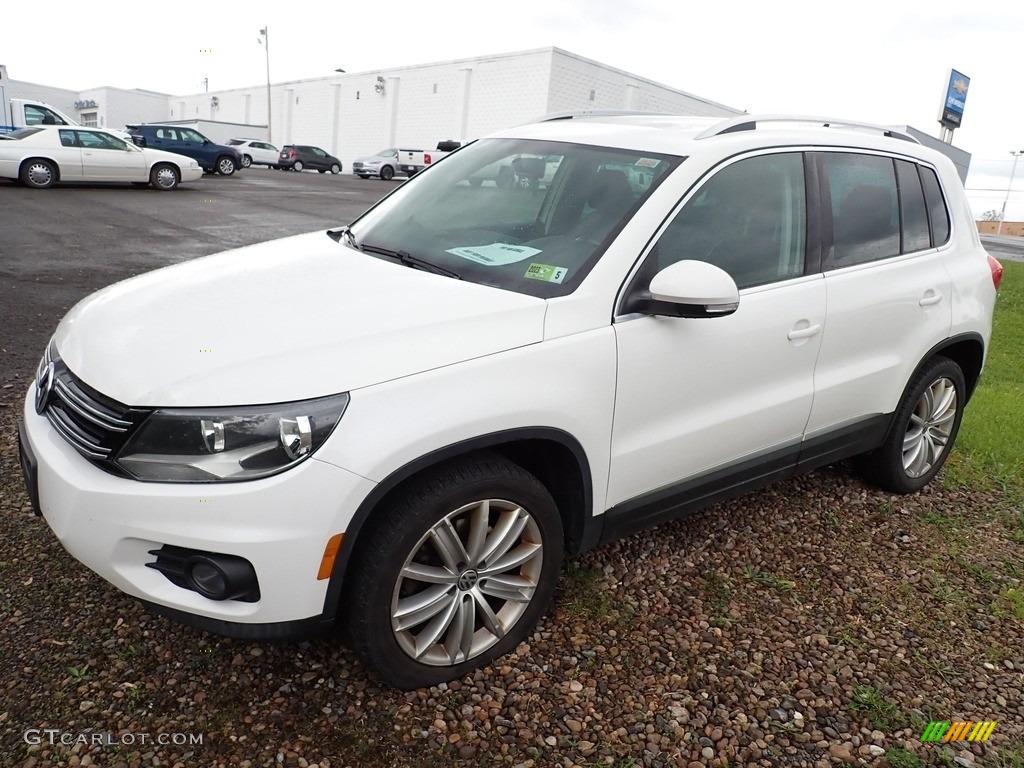 2014 Tiguan SEL 4Motion - Candy White / Black photo #4