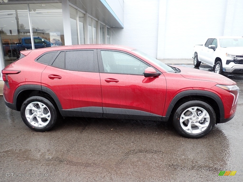 Crimson Metallic 2024 Chevrolet Trax LS Exterior Photo #146040914