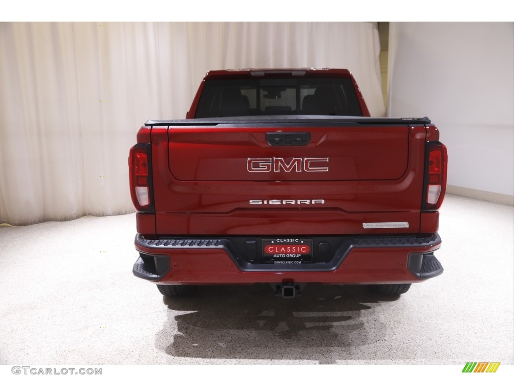 2022 Sierra 1500 Elevation Crew Cab 4WD - Cayenne Red Tintcoat / Jet Black photo #21