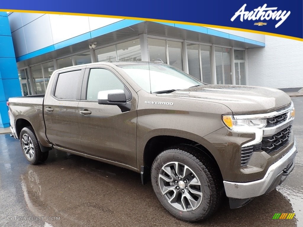 2023 Silverado 1500 LT Crew Cab 4x4 - Harvest Bronze Metallic / Jet Black photo #1