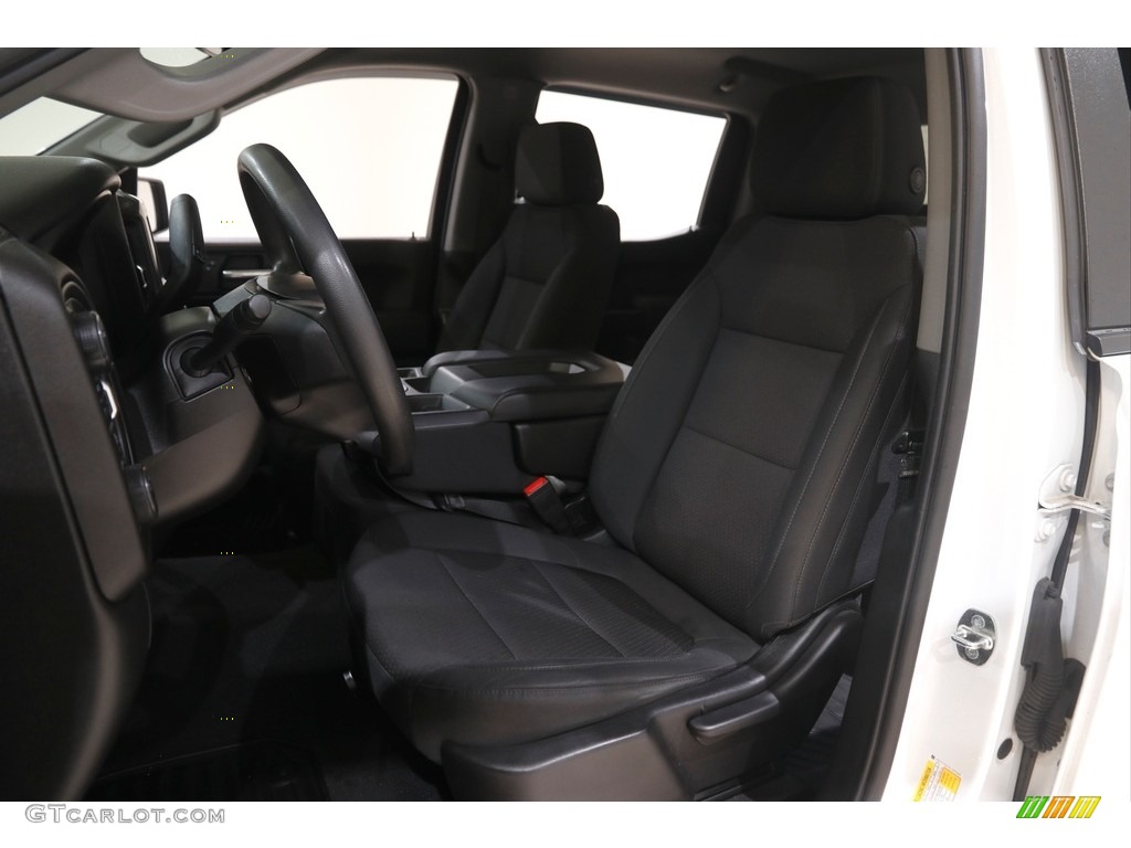 Jet Black Interior 2020 Chevrolet Silverado 1500 Custom Trail Boss Double Cab 4x4 Photo #146041550