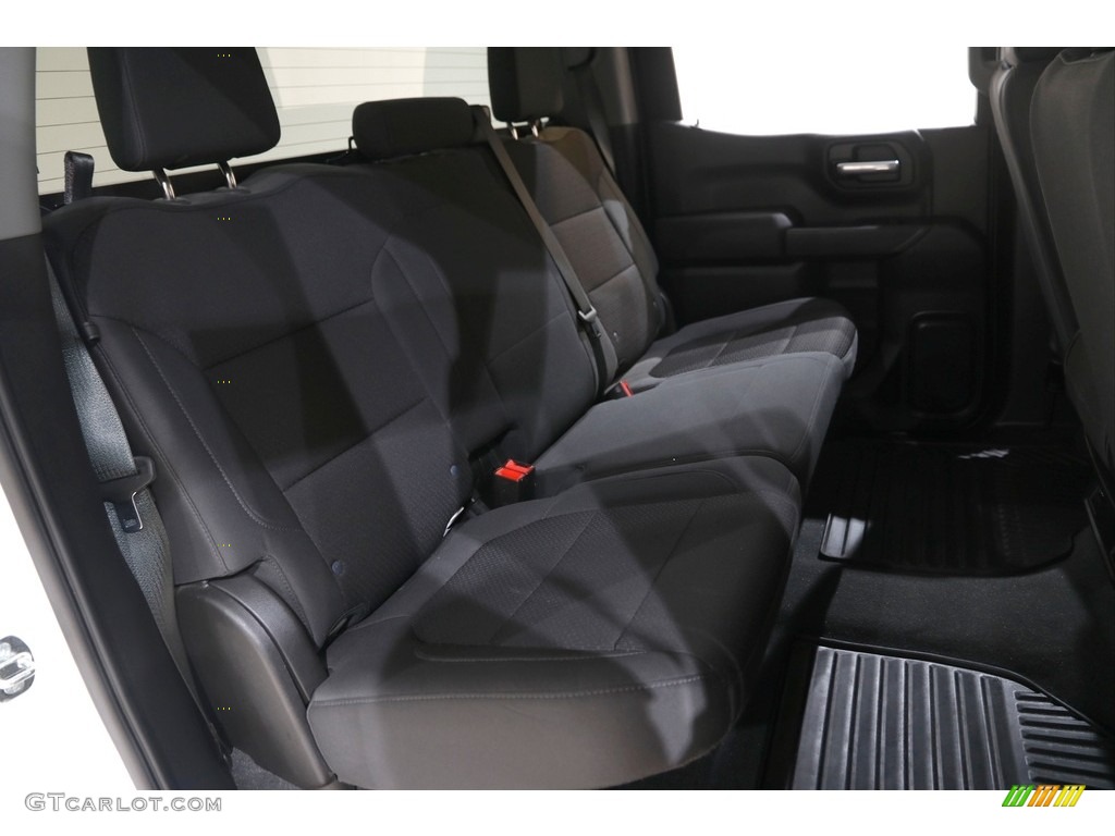 Jet Black Interior 2020 Chevrolet Silverado 1500 Custom Trail Boss Double Cab 4x4 Photo #146041784