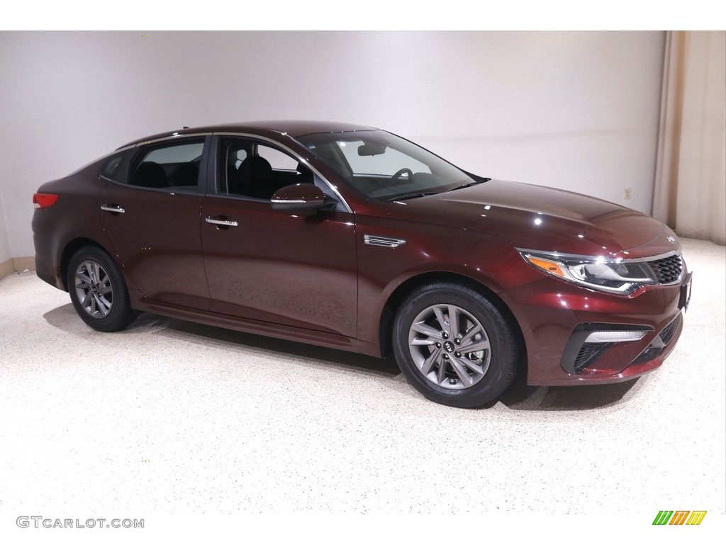 2020 Optima LX - Sangria / Black photo #1