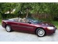 2001 Dark Garnet Red Pearlcoat Chrysler Sebring LXi Convertible  photo #36