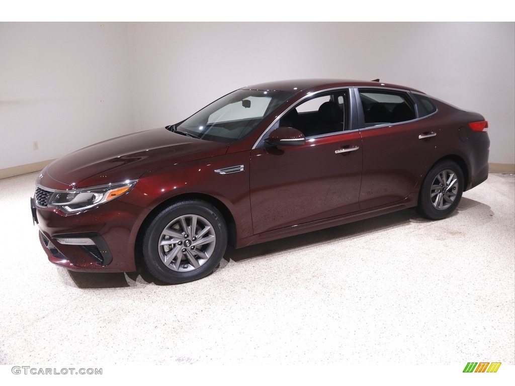 2020 Optima LX - Sangria / Black photo #3
