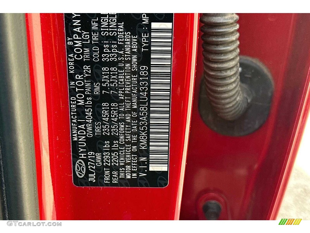 2020 Kona Color Code Y2R for Pulse Red Photo #146042009