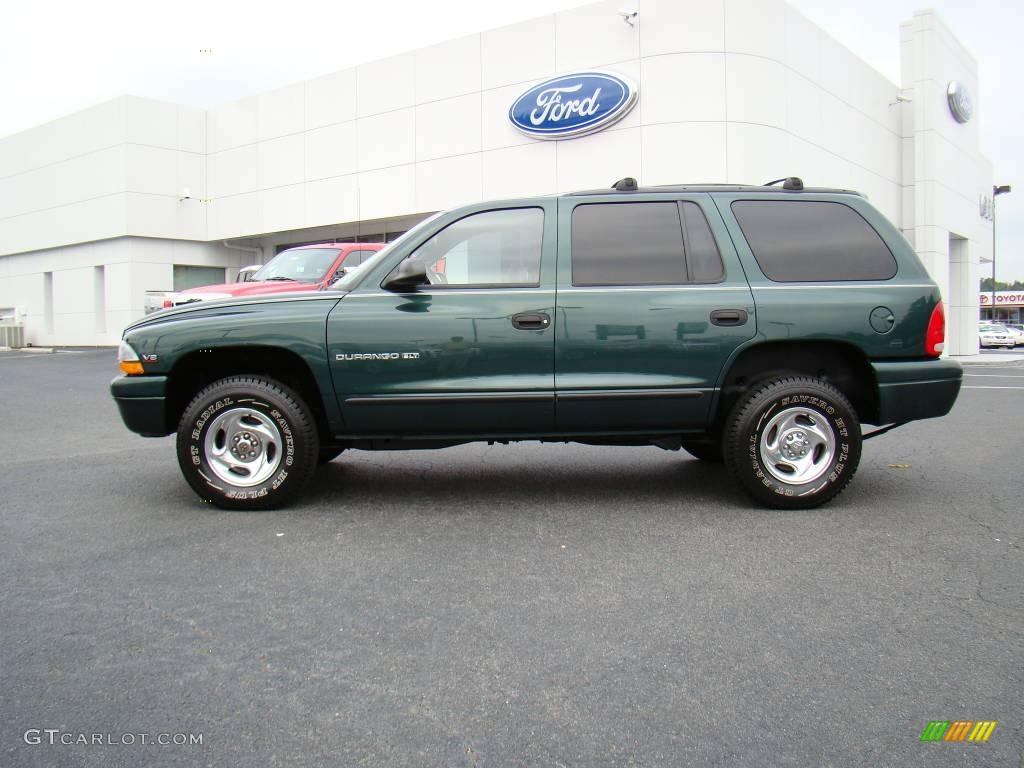 1999 Durango SLT 4x4 - Forest Green Pearlcoat / Mist Gray photo #5