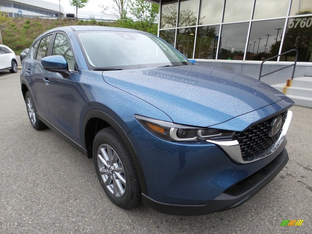 2023 CX-5 S Select AWD - Eternal Blue Mica / Black photo #9