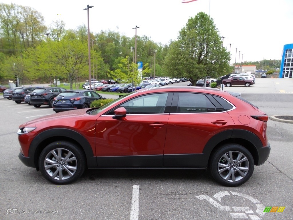 2023 CX-30 Premium AWD - Soul Red Crystal Metallic / Black photo #6