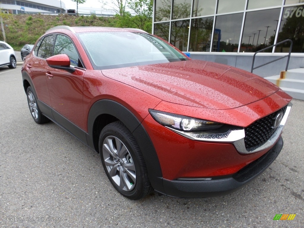 2023 CX-30 Premium AWD - Soul Red Crystal Metallic / Black photo #9