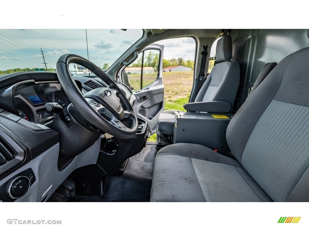 Charcoal Black Interior 2017 Ford Transit Van 350 LR Long Photo #146043113