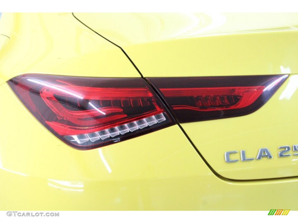2020 CLA 250 Coupe - Sun Yellow / Black photo #34