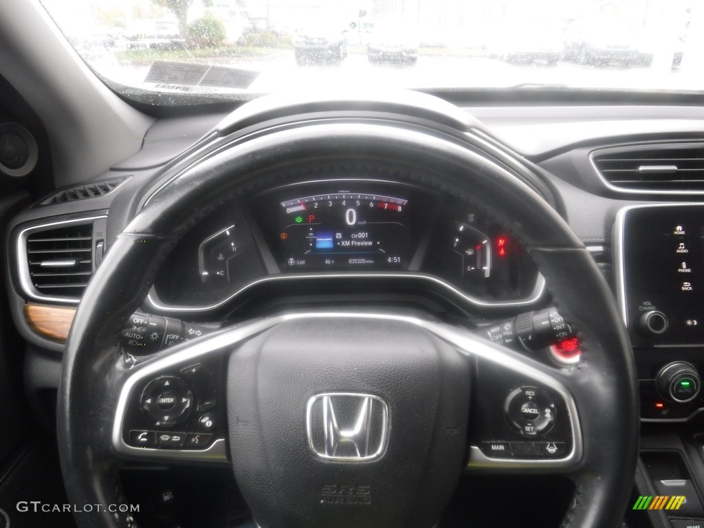 2019 CR-V EX-L AWD - Lunar Silver Metallic / Black photo #25