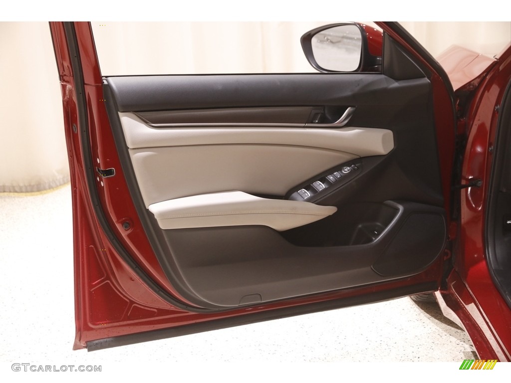 2018 Accord LX Sedan - Radiant Red Metallic / Gray photo #4