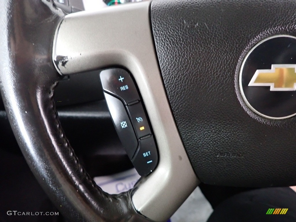 2011 Chevrolet Silverado 1500 Hybrid Crew Cab 4x4 Ebony Steering Wheel Photo #146044016