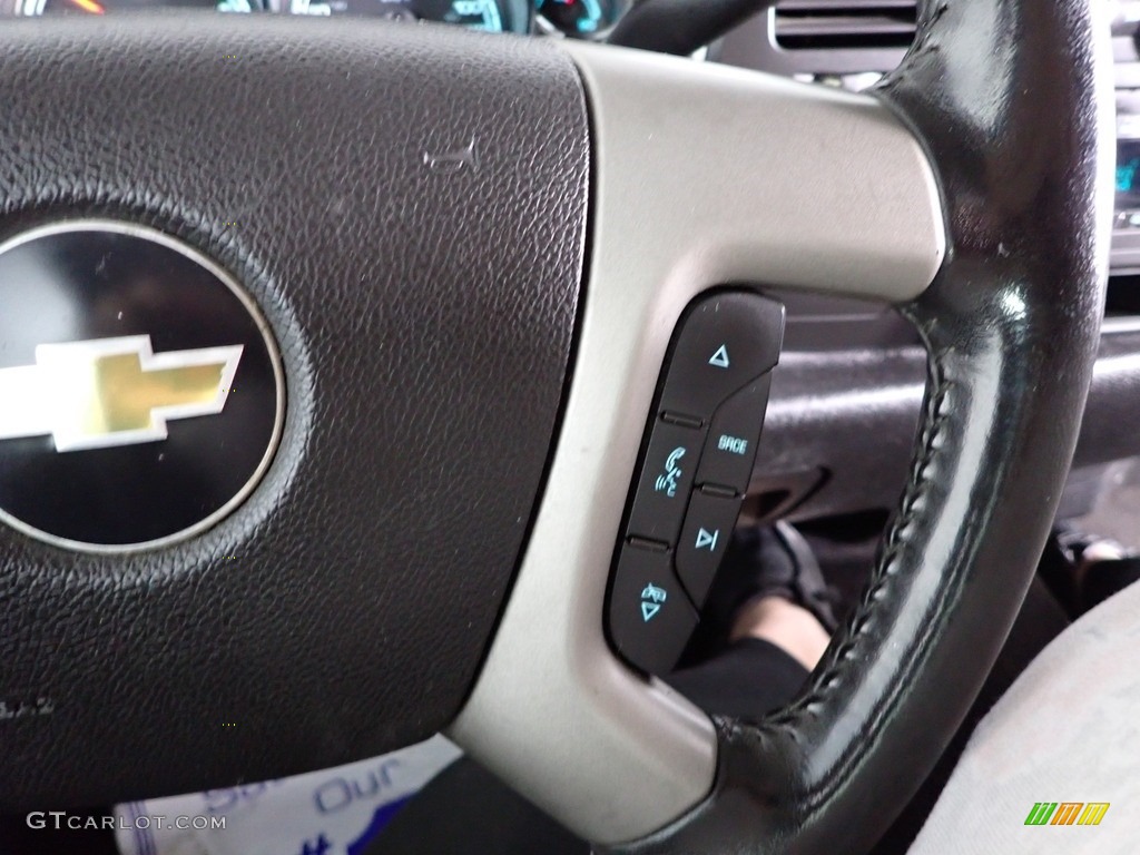 2011 Chevrolet Silverado 1500 Hybrid Crew Cab 4x4 Ebony Steering Wheel Photo #146044031