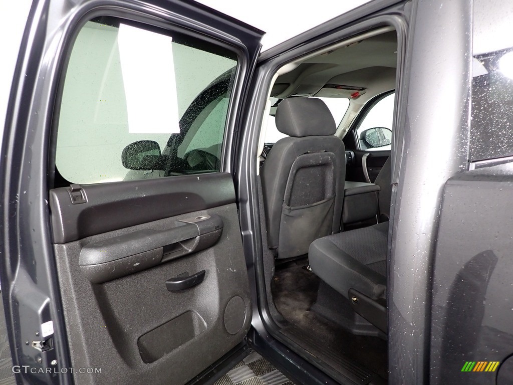 2011 Chevrolet Silverado 1500 Hybrid Crew Cab 4x4 Ebony Door Panel Photo #146044121
