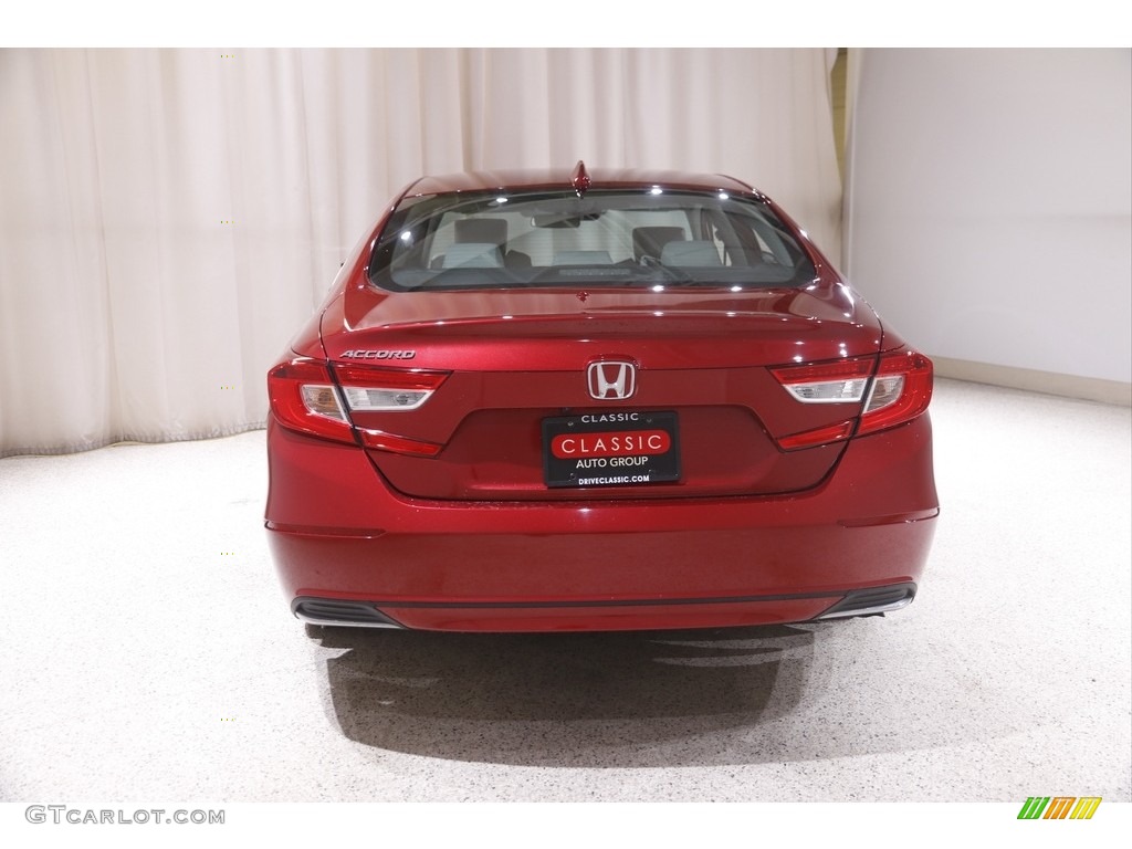 2018 Accord LX Sedan - Radiant Red Metallic / Gray photo #18