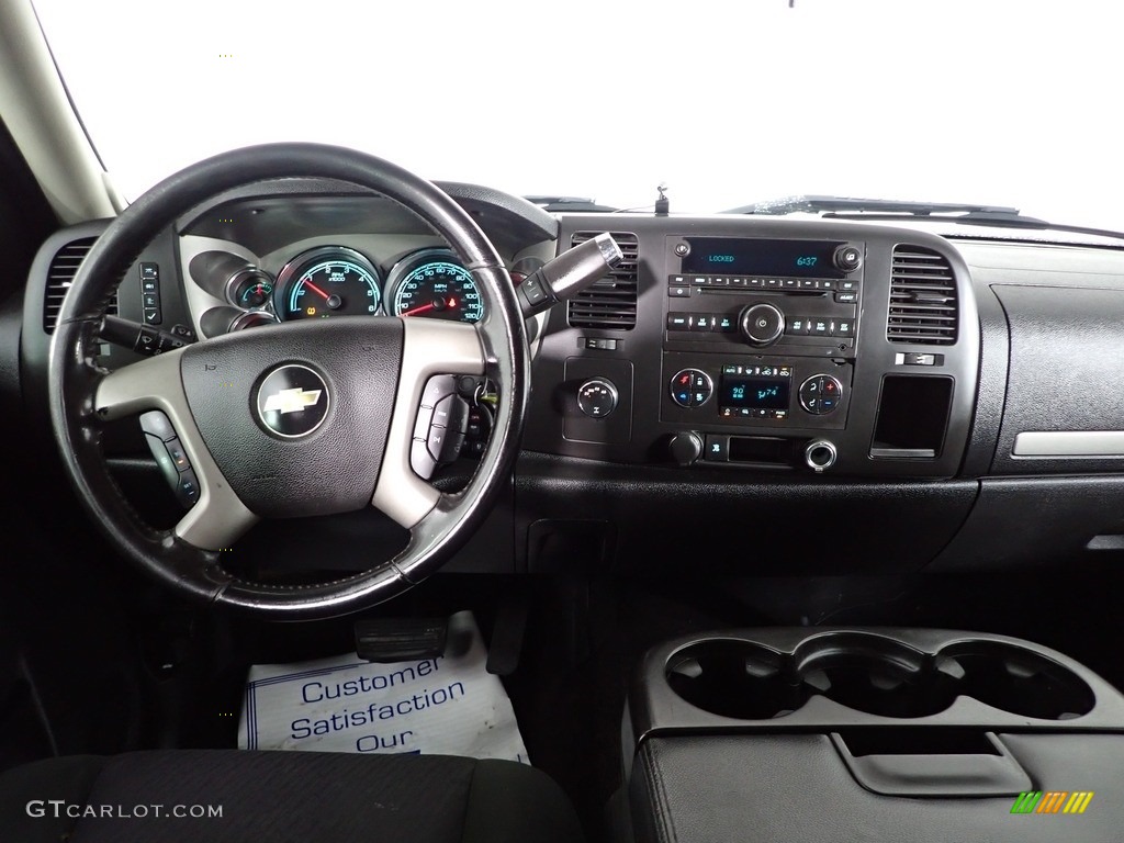 2011 Chevrolet Silverado 1500 Hybrid Crew Cab 4x4 Ebony Dashboard Photo #146044157