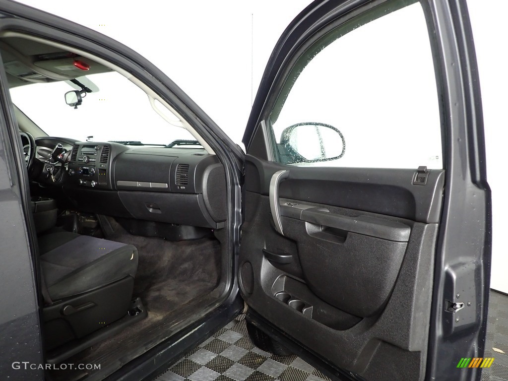 2011 Chevrolet Silverado 1500 Hybrid Crew Cab 4x4 Ebony Door Panel Photo #146044175
