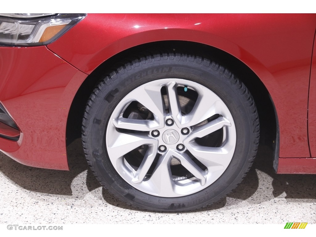 2018 Accord LX Sedan - Radiant Red Metallic / Gray photo #20