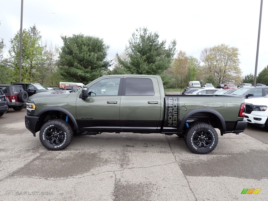 Olive Green Pearl 2023 Ram 2500 Power Wagon Crew Cab 4x4 Exterior Photo #146044703