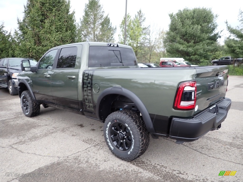 2023 2500 Power Wagon Crew Cab 4x4 - Olive Green Pearl / Black photo #3