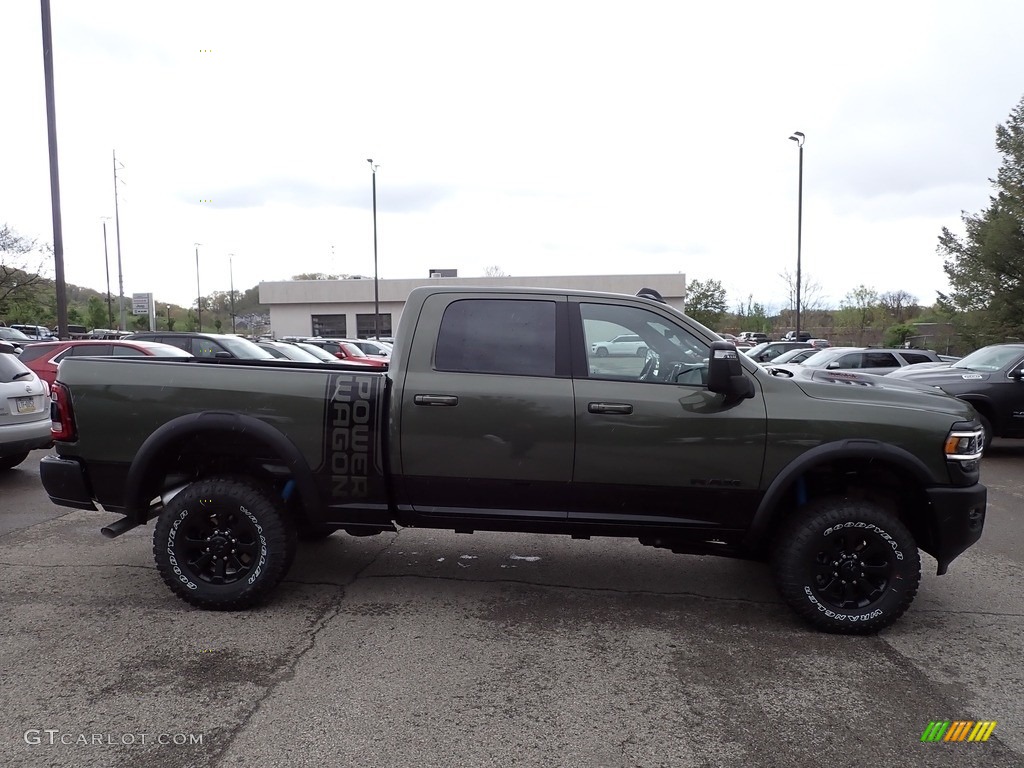 2023 2500 Power Wagon Crew Cab 4x4 - Olive Green Pearl / Black photo #6