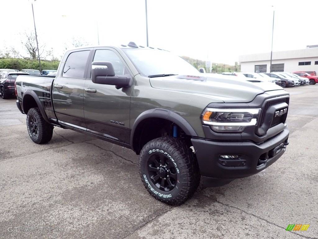 Olive Green Pearl 2023 Ram 2500 Power Wagon Crew Cab 4x4 Exterior Photo #146044775