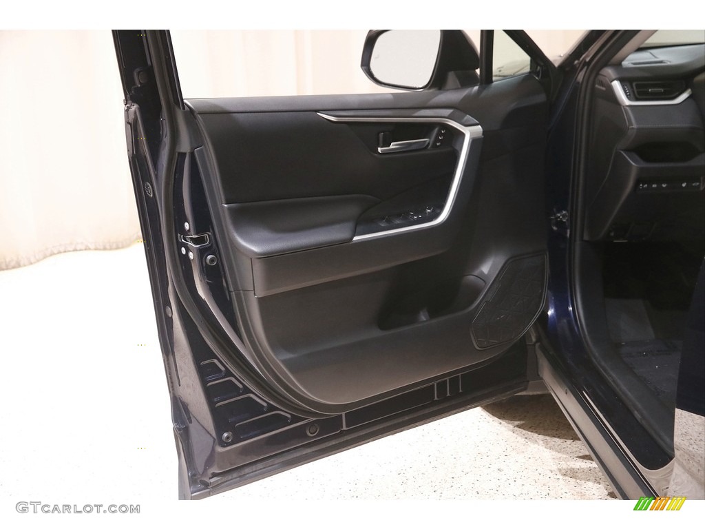 2021 RAV4 XLE Premium AWD - Blueprint / Black photo #4
